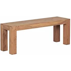 KADIMA DESIGN Sitzbank Landhaus-Stil - Esszimmer Sitzbank aus handgefertigtem Massivholz, belastbar bis 250 kg, im eleganten Landhausstil, platzsparend und pflegeleicht.