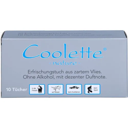 COOLETTE Nature Erfrischungstuch Vlies 10 St von Coolike-Regnery