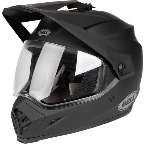 Bell MX-9 Adventure MIPS Helm, Schwarz, M - Fahrradhelm mit MIPS-Technologie für besseren Schutz bei Stößen, ideal für Abenteuerfahrer. Schnell trocknende Innenpolsterung für zusätzlichen Komfort.