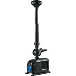AquaOne Teichfontäne HJ 4503 - Multifunktions Unterwasser Pumpe mit Fontäne 5000 L/h - Wasserpumpen mit 80W Leistung, 2 Fontänen-Aufsätzen und integrierter Durchflussregulierung für eine moderne Teichgestaltung und optimale Sauerstoffversorgung.