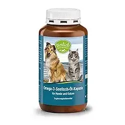tierlieb Omega-3-Seefisch-Öl-Kapseln - 268 g