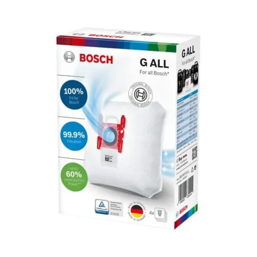 Bosch BBZ41FGALL - 4 Staubbeutel + 1 Mikrofilter, PowerProtect für hohe Saugleistung und bis zu 50% längere Nutzungsdauer