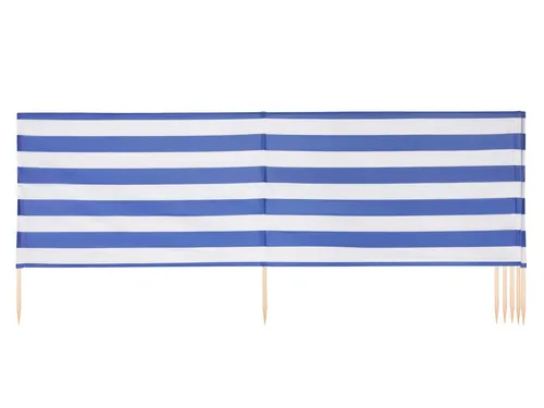 Ladeheid Windschutz Strand Sichtschutz 12m LAEX001 bunt - Zelt-Zubehör für den Strand, windundurchlässig und 12m lang – ideal für optimalen Sichtschutz und mehr Komfort am Strand.