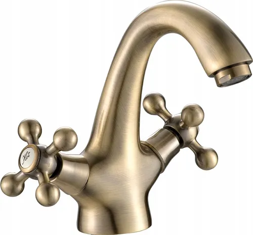 Stilo Retro Wasserhahn Küche und Bad in gold von Kuchinox