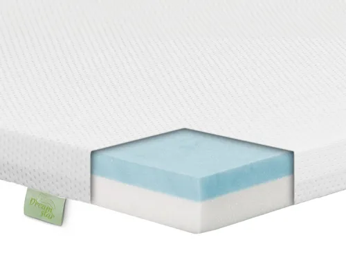 Dreamstar Topper Duo Matratzentopper, H2/H3 - Topper für erholsamen Schlaf, 7 cm hoch mit Gel-Memoryschaum für optimale Körperanpassung und abnehmbaren, waschbaren Bezug – ideal für Allergiker.