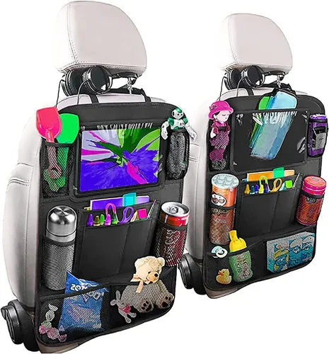 2x Rückenlehnentasche Rücksitztasche Rückenlehnenschutz Auto Organizer