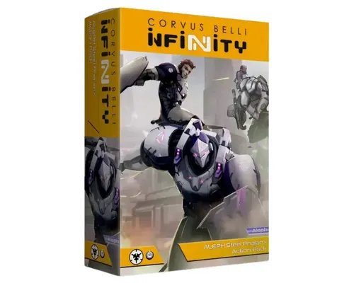 Infinity - Aleph - Steel Phalanx Action Pack - Tabletop-Bausatz für Infinity, aus hochwertigem Metall, ideal für strategische Spiele und kreative Armeen.