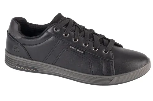 Skechers Herren Sneakers - Sports Shoes in Schwarz, Größe 42.5 EU - Herren-Sneaker aus hochwertigem synthetischen Leder, ideal für Komfort und Stil im Alltag.