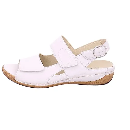 Waldläufer adult Heliett Wanderschuhe in Weiß, Gr. 5 - Bequeme Wanderschuhe mit optimaler Fußunterstützung, ideal für lange Spaziergänge und Outdoor-Aktivitäten