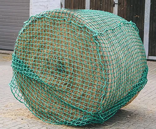 Konege Rundballenheunetz - 1,4m x 1,4m x 1,6m, Mw 3cm, 5,0mm XS Kordelstärke, Heunetz