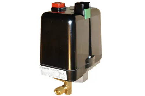 Riegler Kompressoren Druckschalter G 1/2, 2,5-16 bar - Kompressoren Druckschalter mit Entlastungsventil, sorgt für zuverlässige Druckregelung und optimale Leistung in Druckluftsystemen.