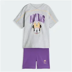 adidas Disney Minnie Maus T-Shirt-Set (1-tlg) für Kinder - Süßes T-Shirt mit grafischem Druck von Minnie Maus, aus hochwertiger Baumwolle für angenehmen Tragekomfort. Ideal für den Alltag und Freizeitaktivitäten.