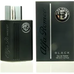 Alfa Romeo Black Eau de Toilette 125 ml - Herrendüfte mit hohem Sex-Appeal, eleganter Duft seit 2021, kombiniert Elemiharz, Grapefruit, Muskat und schwarze Rose für ein unvergessliches Erlebnis.