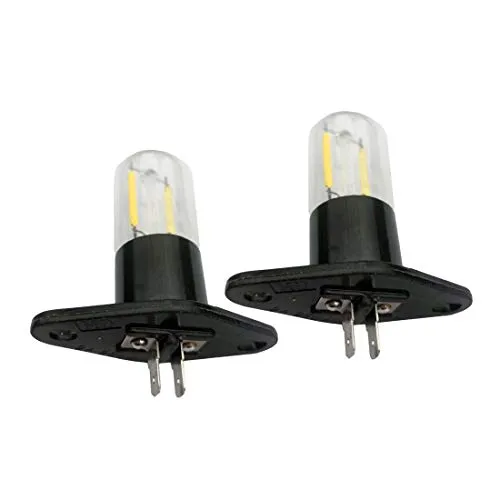 QLEE Led Z187 Mikrowellenherd Birne Gerade T170 Glühlampe 240v 1.5 watt Äquivalent 20 watt Lampe Für Lg Sharp Midea Kühlschrank Elektrische Dunstabzugshaube Licht, 2 Paket T170 Gerade
