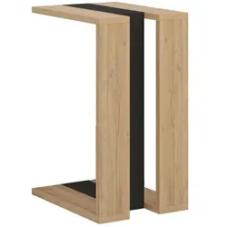 Calicosy Beistelltisch, Eiche Bianco, Holzwerkstoff, 40x57x35.5 cm, Wohnzimmer, Wohnzimmertische, Beistelltische