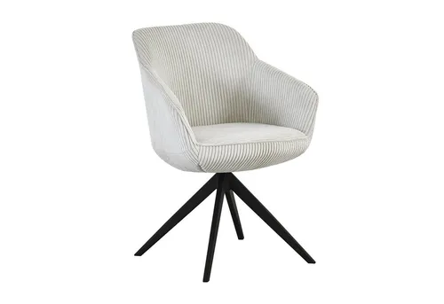 B&D home Drehstuhl ARVIT - Moderner Drehstuhl mit Armlehnen - Drehstuhl für modernes Wohnen, bietet idealen Sitzkomfort und ist in verschiedenen Farben erhältlich. Perfekt für jeden Raum als stilvoller Eyecatcher.