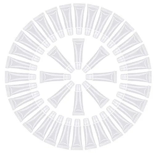 Stück – 10 ml Mini-transparente, nachfüllbare leere Tuben für Lipgloss, Balsam, Behälter, weiche Tuben, Make-up-Box, Shampoo-Proben, leere Tuben mit Schraubdeckel 30