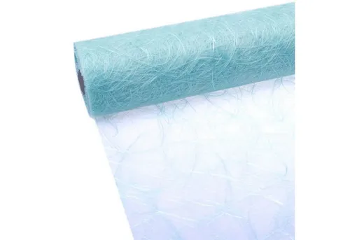 Deko AS GmbH Sizoweb Tischband eisblau 20 cm Rolle 25 Meter in blau von DEKO AS
