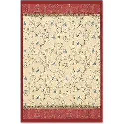 Bassetti Plaid OPLONTIS | V8 Rot - Stilvolle Tagesdecke - Bettüberwurf aus 100% Baumwolle, waschbar bei 40°C, ideal für Schlafzimmer oder Wohnzimmer. Kommt im dekorativen Schmuckkarton und vereint italienisches Design mit Funktionalität.