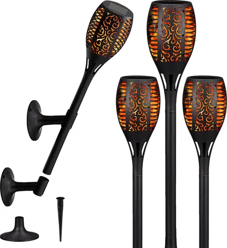 LED Solar Fackel 4er Set von CEPEWA