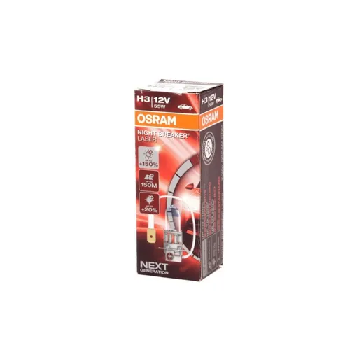 Glühlampe Halogen OSRAM H3 Night Breaker Laser 12V, 55W, 1 Stück [A]