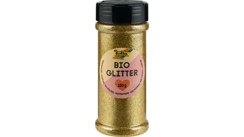 folia Bio-Glitter, 100 g, Farbe: gold