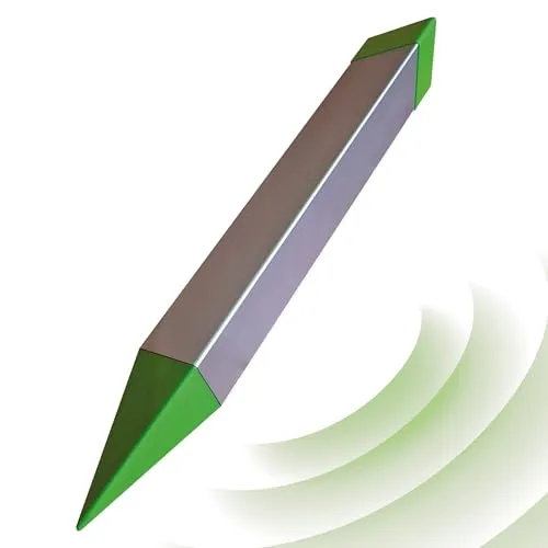 ISOTRONIC batteriebetriebener Maulwurfvertreiber | gegen Maulwürfe, Wühlmäuse, Ameisen, Schlangen UVM. |Maulwurfschreck mit Quarzschwingungen & Vibrationen – 1250m² Wirkungsbereich (1)