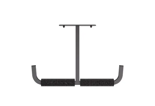 Doppelte Wandhaken für Deckenmontage – 2 Stk. 10311 - Sonstige Elektroinstallationsartikel, ideal zur platzsparenden Aufbewahrung von Kajaks, Leitern und Fahrrädern – mit Schutzschaum für Kratzschutz und hohe Tragfähigkeit bis 80 kg.