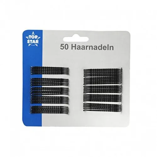 Testrut Haarnadeln Haarnadeln schwarz 50 Stck, 1-tlg.