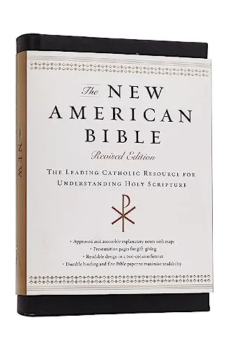 The New American Bible, Revised Edition, Hardcover, Black