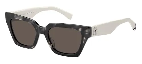 Sonnenbrillen TOMMY HILFIGER TH 2101/S TCB BLACK WHITE HAVANA 52/19/140 Damen