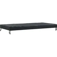 vidaXL Tischdecken Uni Schwarz 102 x 202 x 15 cm Stoff 4106117