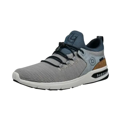 bugatti man Herren Schnürhalbschuhe Beige/Dark Grey von Bugatti