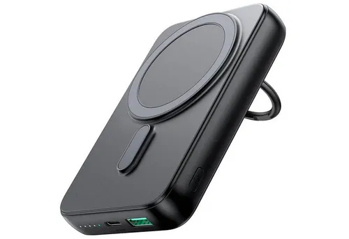 JOYROOM JR-W050 MagSafe kompatibel Powerbank JR-W050 10000 mAh (5 V), Wireless Quick Charge Power Bank USB A und Type C Akku Pack Batterie