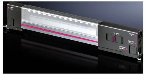 Rittal Systemleuchte LED 600 - Akku-Leuchte mit 7 W Leistung, robustes Gehäuse in RAL 7016, ideal für vielseitige Anwendungen ohne Steckdose