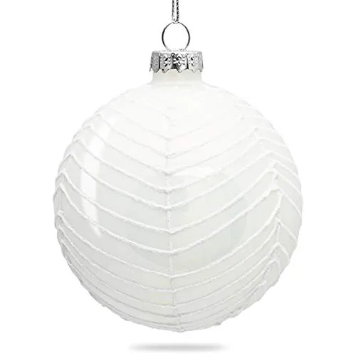SIKORA Christbaumschmuck Highlights Weiss 4er Set von SIKORA