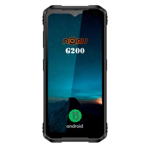 PDA Mustek G200 - Handy ohne Vertrag mit 6,52'' Touchscreen, IP68 wasserdicht, 4 GB RAM, 13 MP Kamera und leistungsstarker 5100 mAh Batterie – ideal für Technikliebhaber!