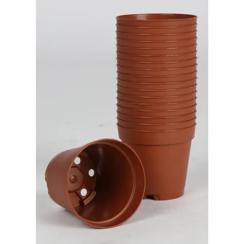 Anzuchttöpfe 10er 5,5cm Rund Terracotta Pflanzschalen Aussaattopf Zieh Steckling