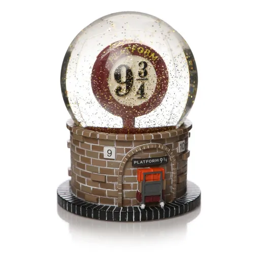 Lobcede.be Harry Potter Snow Globe - Platform 9 3/4 - Nussknacker, zauberhafte Schneekugel mit Detailreichem Design, ideal für Harry Potter Fans und Sammler.