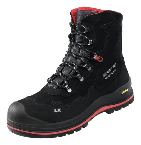 Lupriflex Sicherheitsstiefel S3 SRC Gr.46 - Anti-Knick für optimale Sicherheit - Arbeitsschuhe & -stiefel, aus hochwertigem Veloursleder mit atmungsaktiver Klimamembran für hohen Tragekomfort und Schutz in der Industrie.