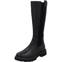 Remonte D1W80 Damen Stiefel - Elegantes Design in Schwarz - Stiefel mit praktischem Reißverschluss und weichem Textilfutter für hohen Tragekomfort. Ideal für normale Füße und vielseitig kombinierbar.