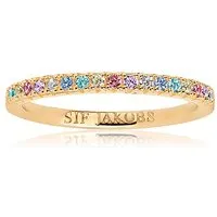 Sif Jakobs Jewellery Damenring SJ-R2869-XCZ(YG)/54 925er Silber 87706346