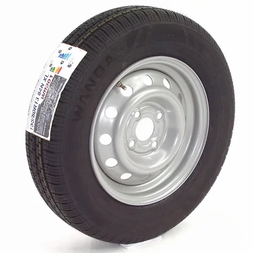 Apex Anhänger Komplettrad 155/80R13 84N mit M+S-Kennzeichnung - Robustes Anhänger-Komplettrad 155/80 R13 4x100 für Anhänger und Wohnwagen. Hohe Tragfähigkeit und einfache Montage. Ideal für Freizeit und professionelle Nutzung.