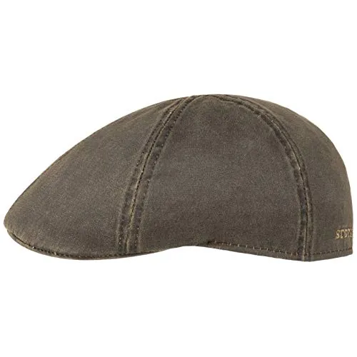 Stetson Flatcap Level Herren Schirmmütze - Schirmmützen für Herren mit UV-Schutz 40+, hochwertiger Baumwollmix für einen bequemen Tragekomfort und zeitlosen Vintage-Look.