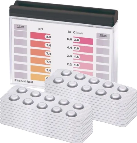 POWERHAUS24 Rapid Tester mit 200 Testtabletten Chlor und pH von POWERHAUS24