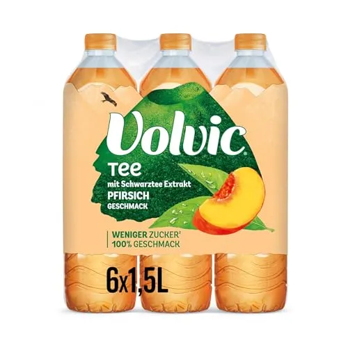 Volvic Tee Pfirsichgeschmack – Zuckerreduziert von Volvic