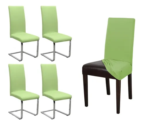 Beautex Stuhlhusse Jersey 4er Set in grün von Beautex