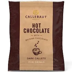 Callebaut Hot Chocolate Dark Callets (25x 35g) Vorrat Trinkschokolade anrühren
