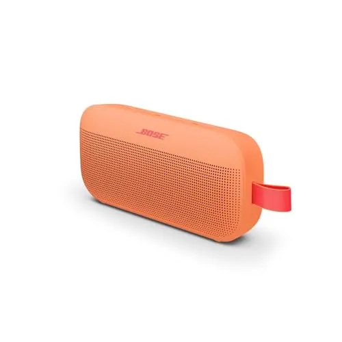 Bose SoundLink Flex Tragbarer Bluetooth Lautsprecher (2. Gen.) - Kompakter Bluetooth-Lautsprecher mit hervorragendem Klang und 12 Stunden Akkulaufzeit. Wasserdicht und staubdicht (IP67) – ideal für Abenteuer im Freien.