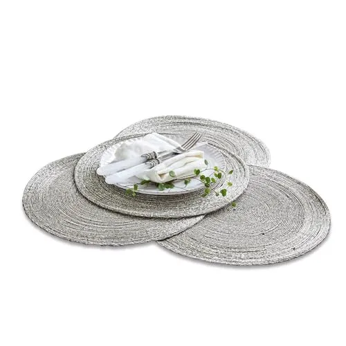 LOBERON Platzset 4er Set Barningham in silber von LOBERON